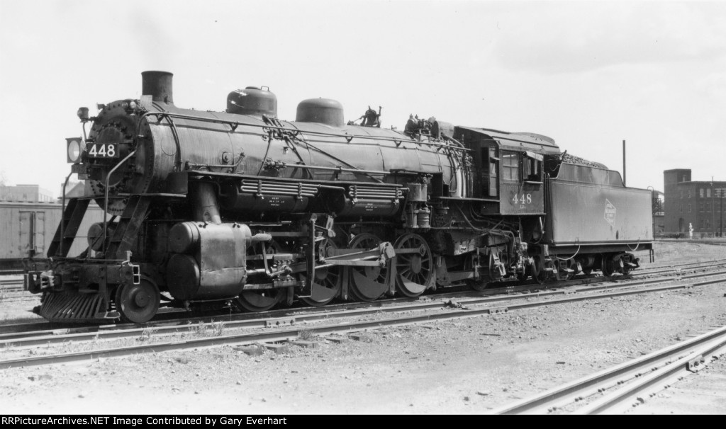 MILW 2-8-2 #448 - Milwaukee Road